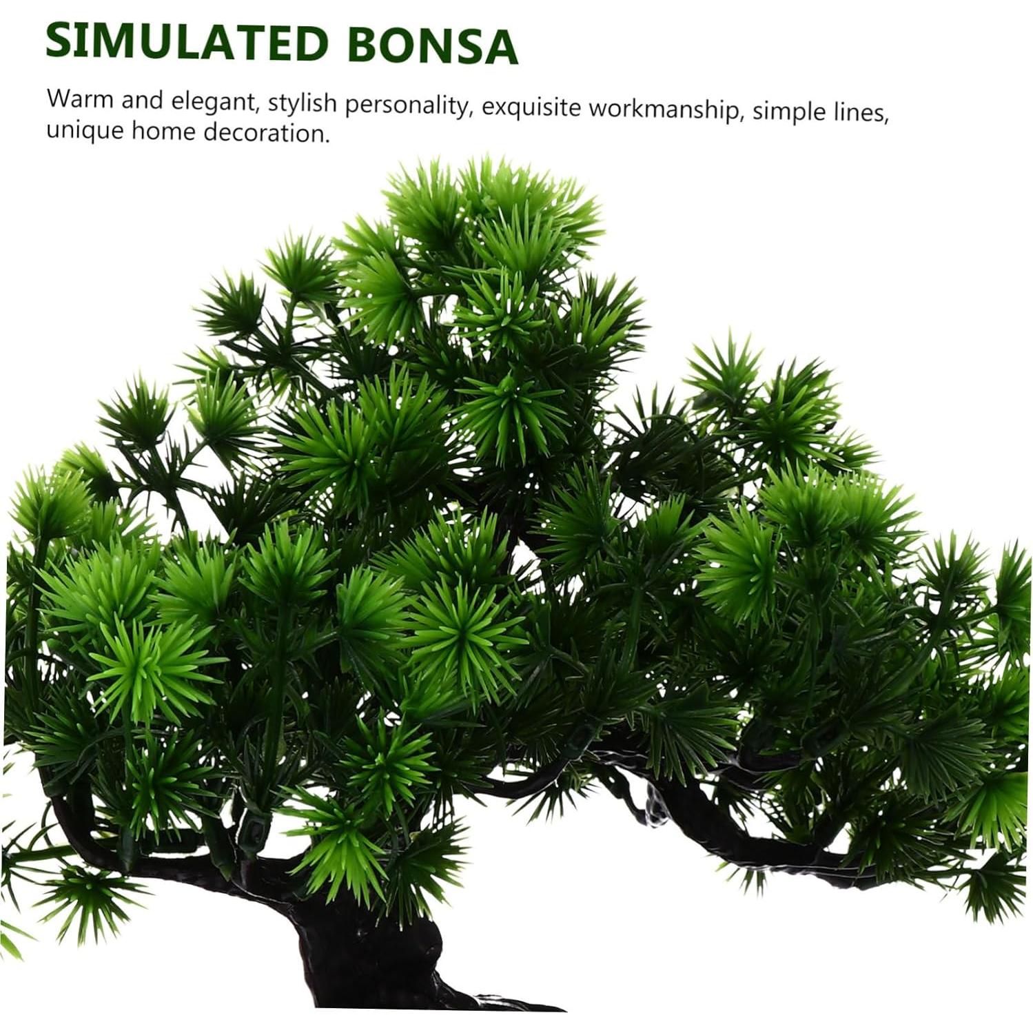 Planta Bonsai Falsa ARTIBETTER en Maceta Verde 27x23cm