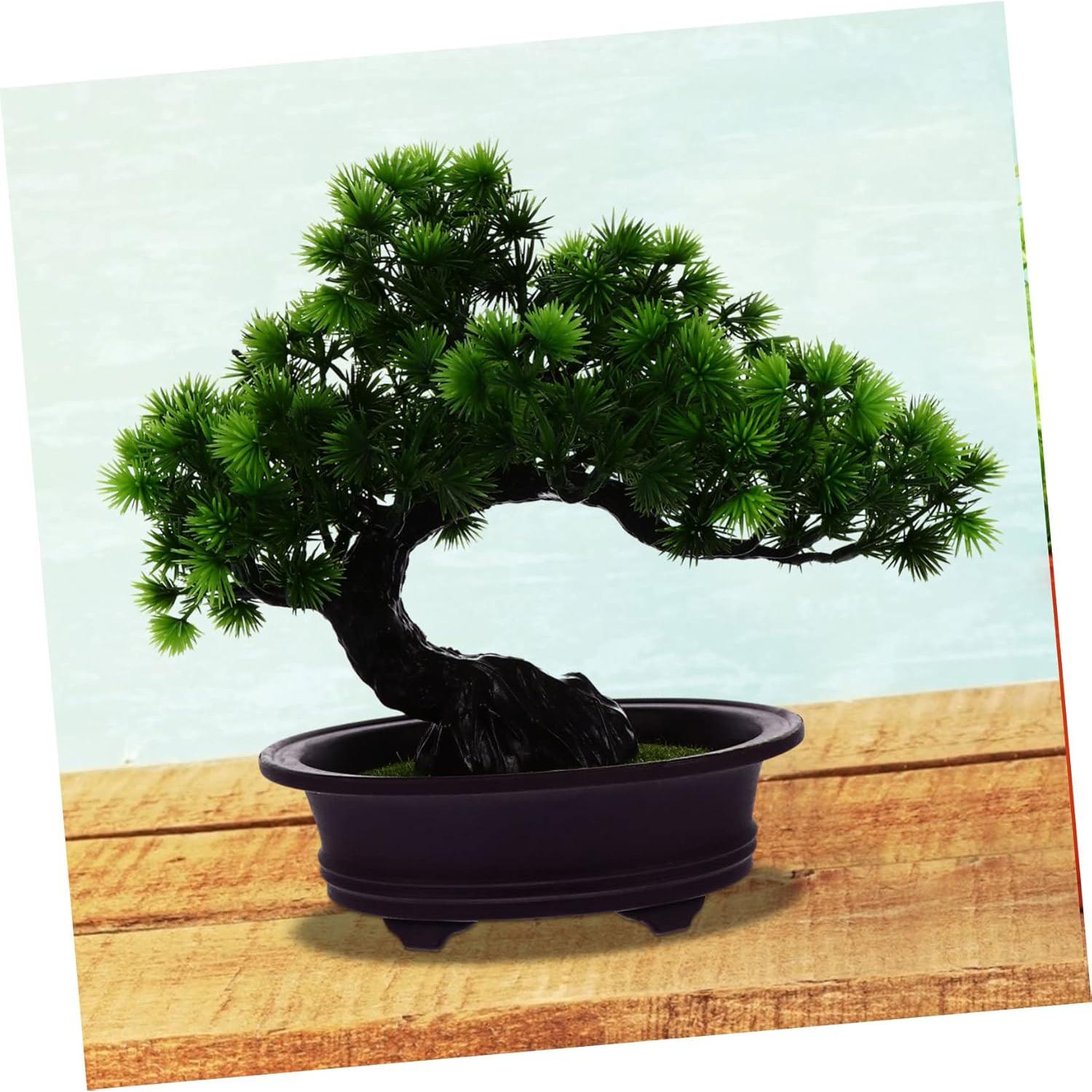 Planta Bonsai Falsa ARTIBETTER en Maceta Verde 27x23cm