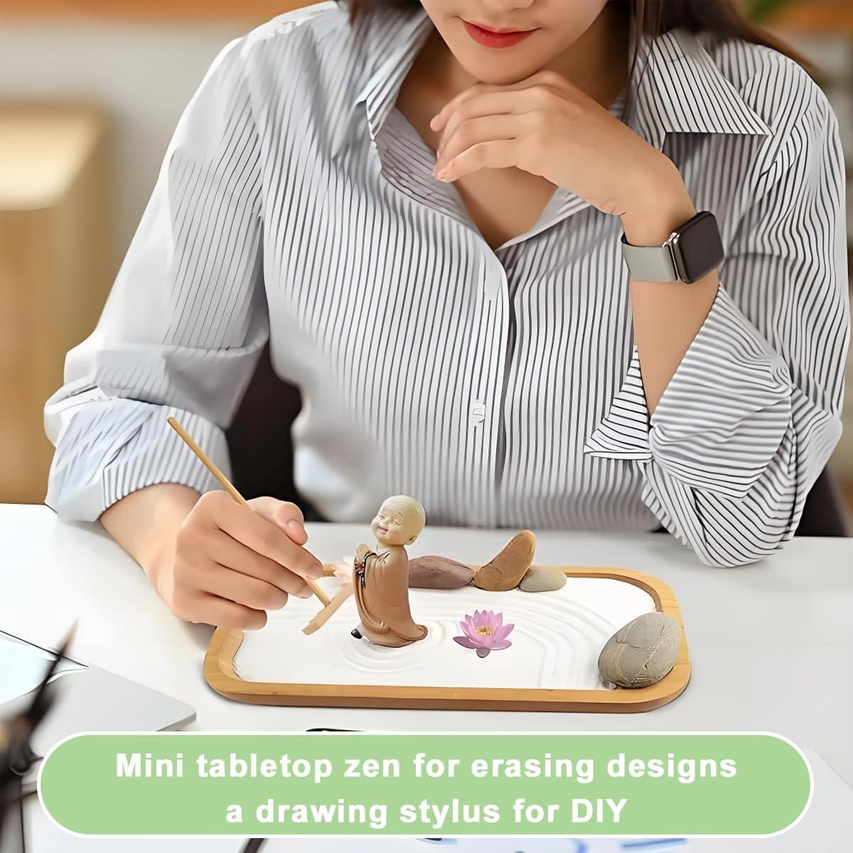 Mini Rastrillos de Arena Zen HX YUEGOUHUI - Paquete de 4