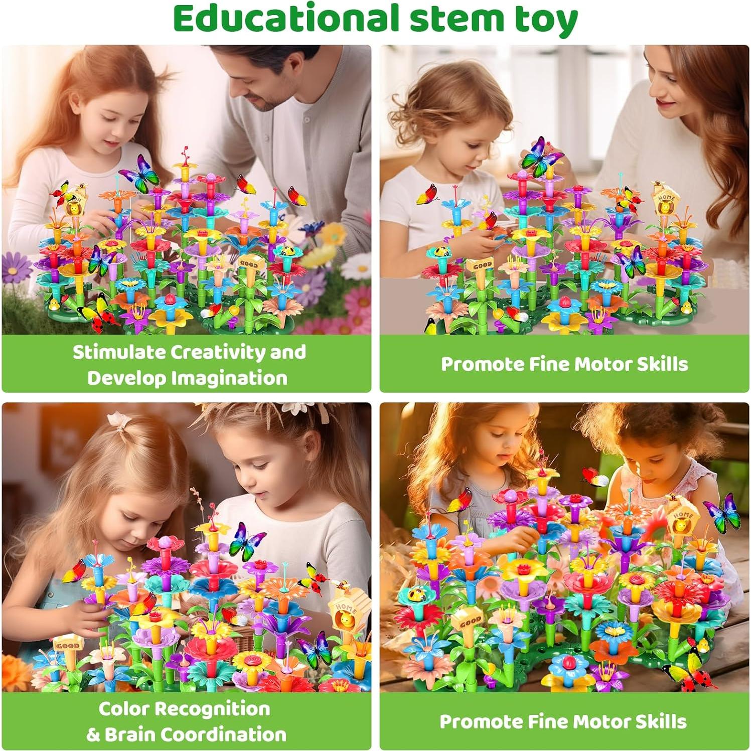 Set de Juguetes de Construcción de Jardín Doloowee 184 Piezas