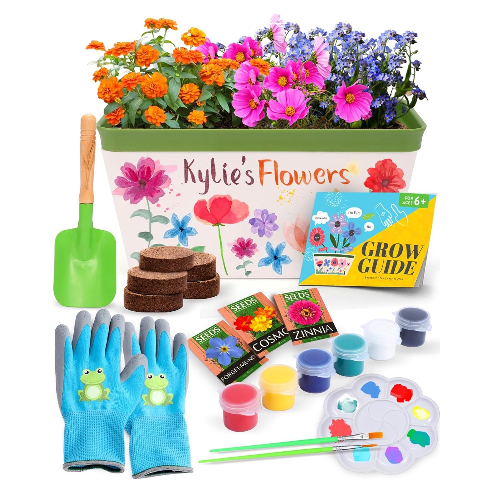 Kit de Jardinería para Niños Home Grown - Cultiva 3 Flores