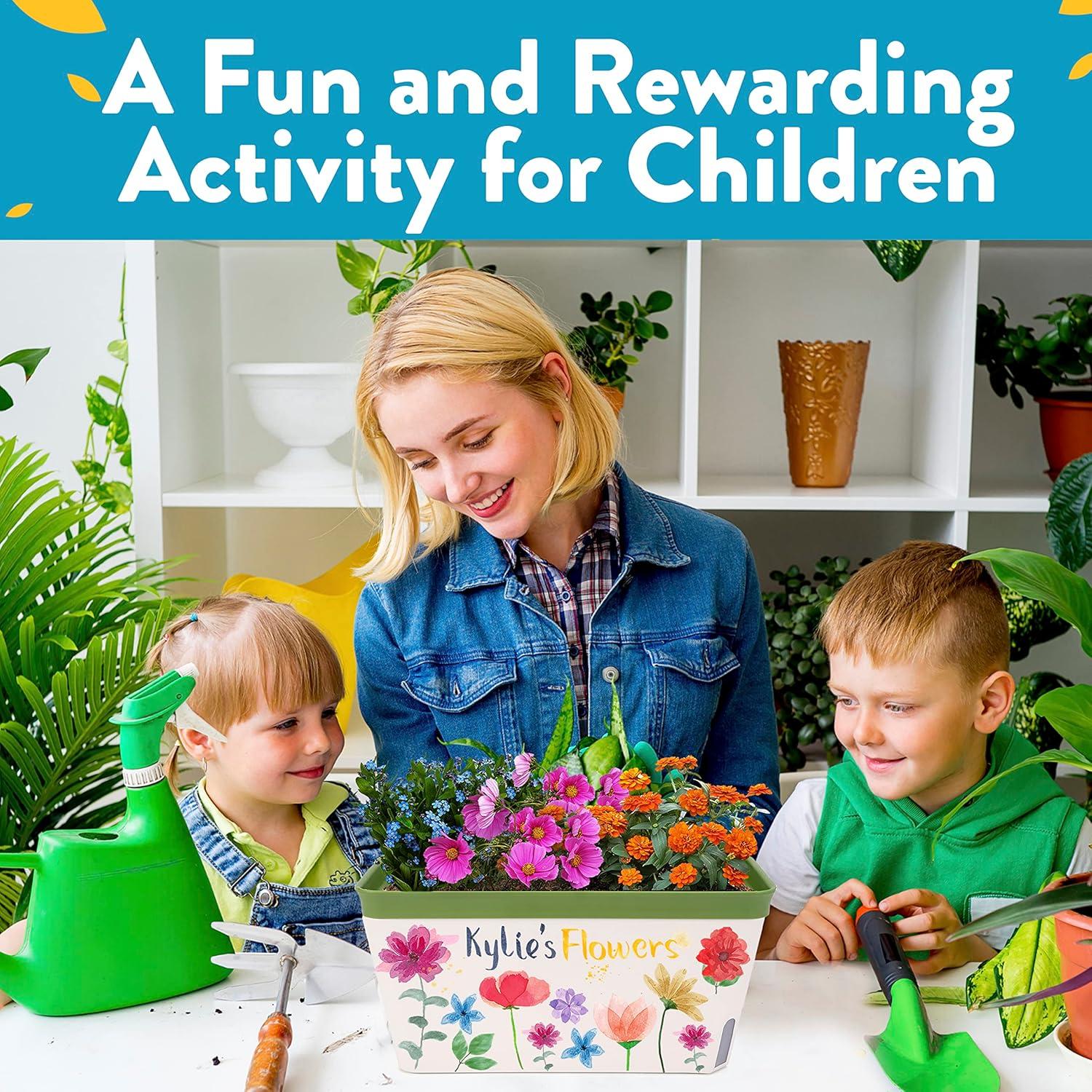 Kit de Jardinería para Niños Home Grown - Cultiva 3 Flores