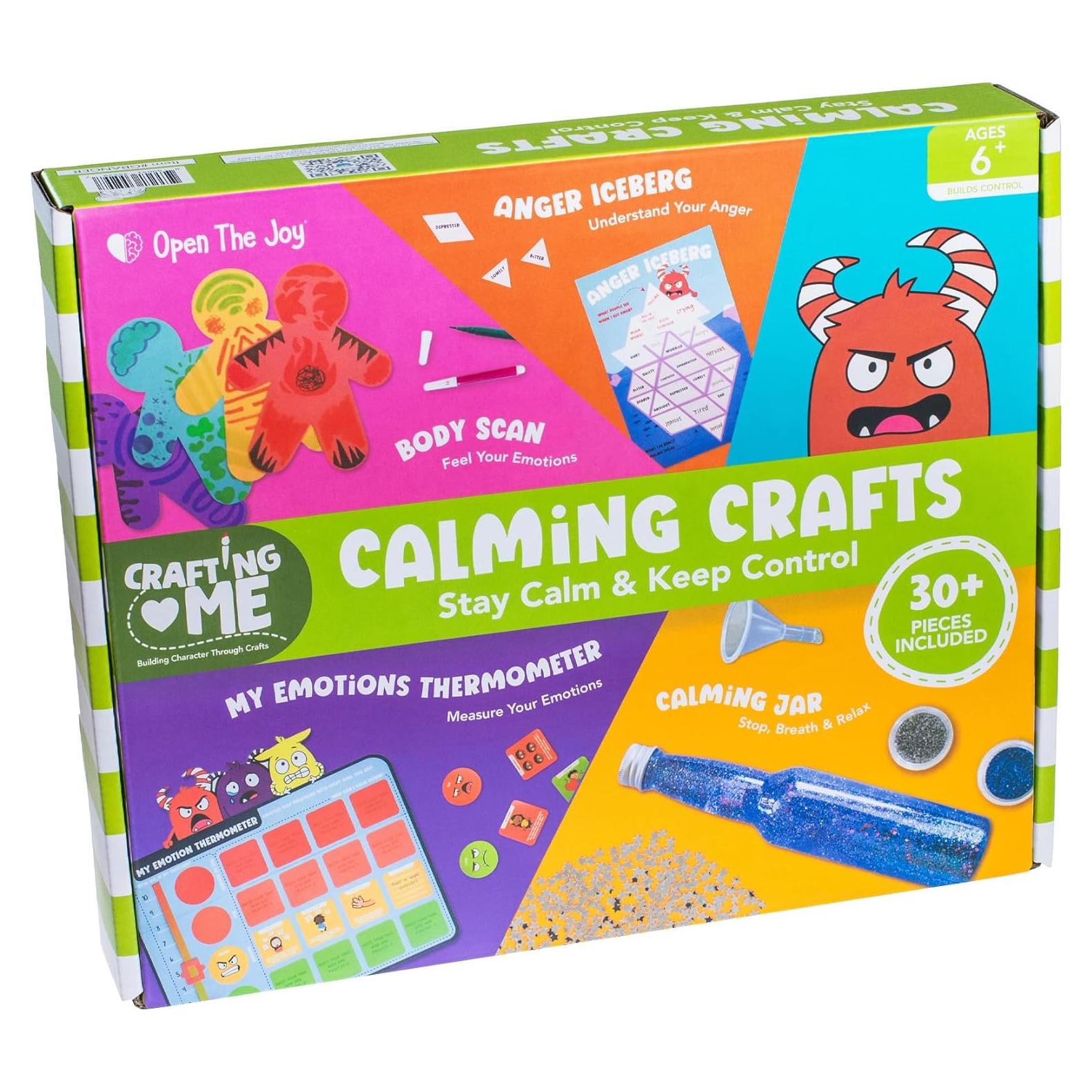 Kit de Manualidades Calmantes Abre La Alegría - 40 Piezas para Niños