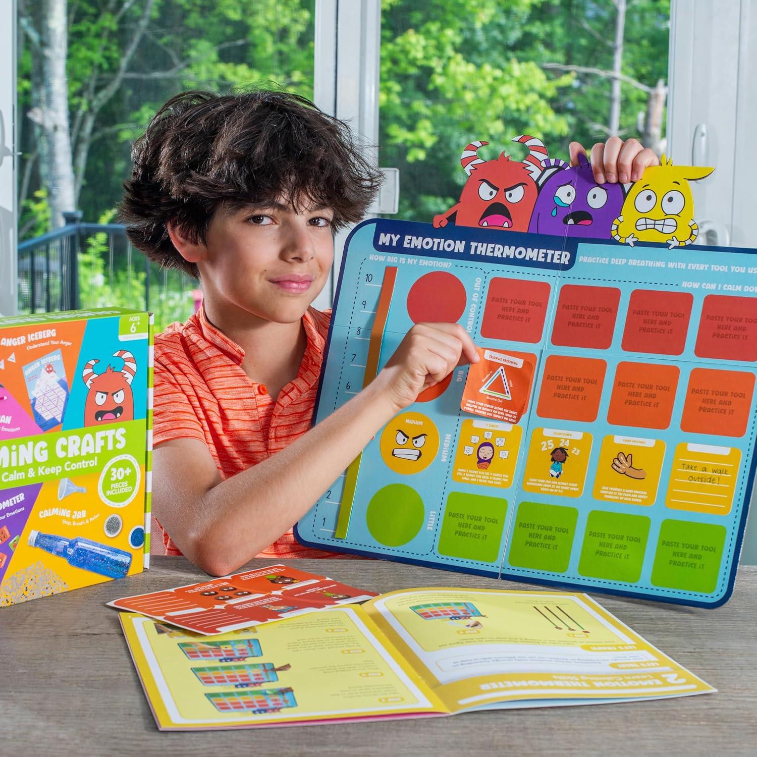 Kit de Manualidades Calmantes Abre La Alegría - 40 Piezas para Niños