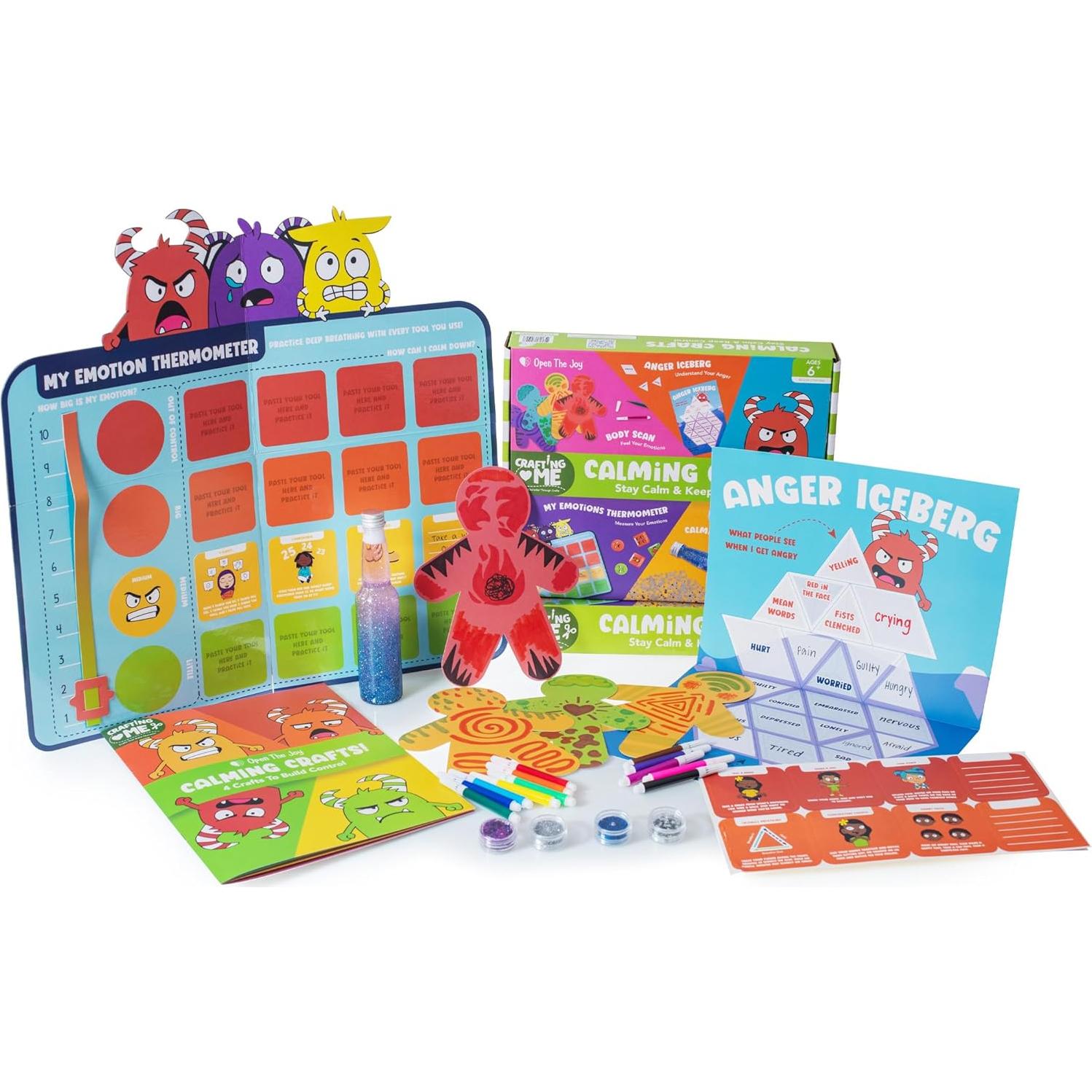 Kit de Manualidades Calmantes Abre La Alegría - 40 Piezas para Niños