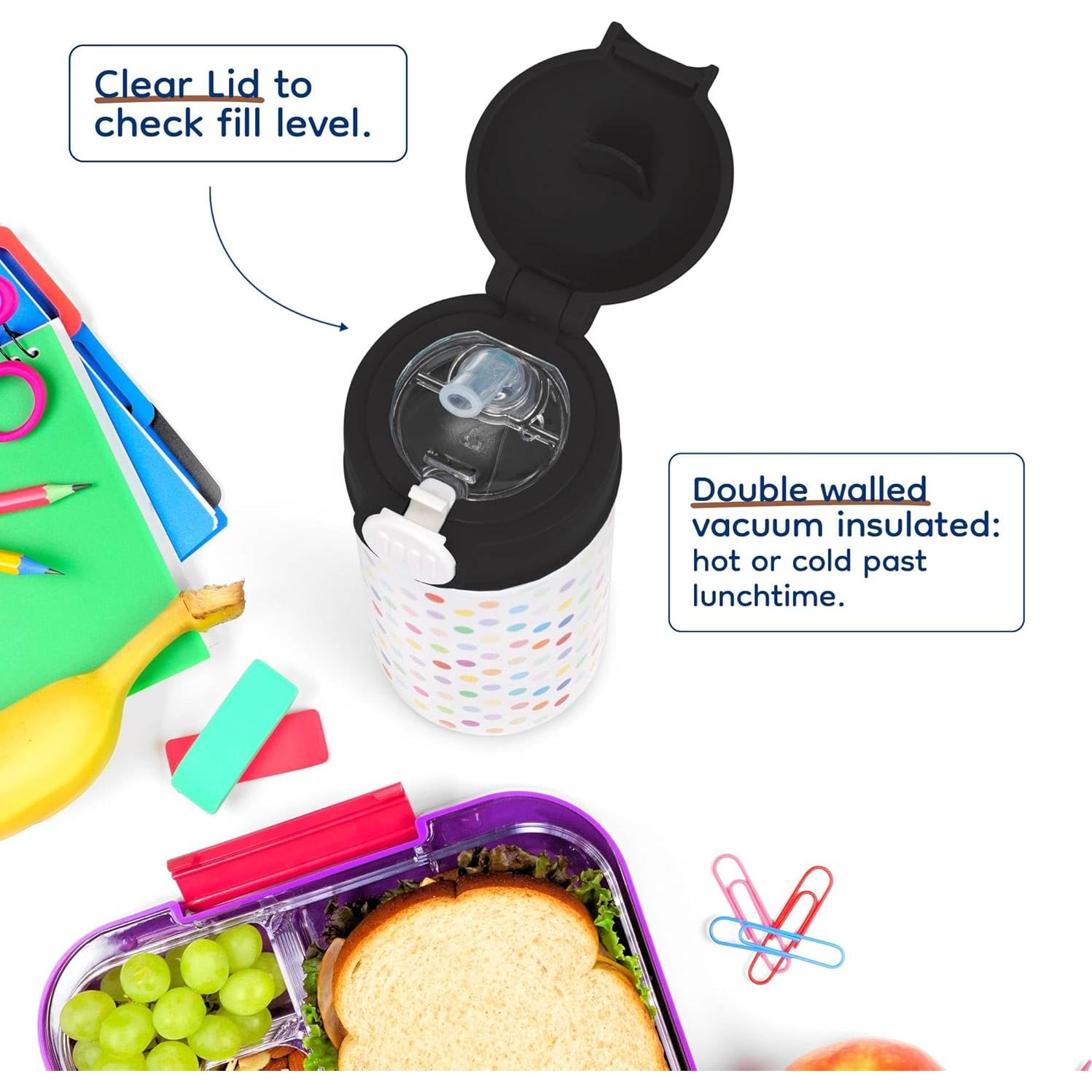 Botella de Agua Aislada 3dRose Negra 355ml Jardín Zen