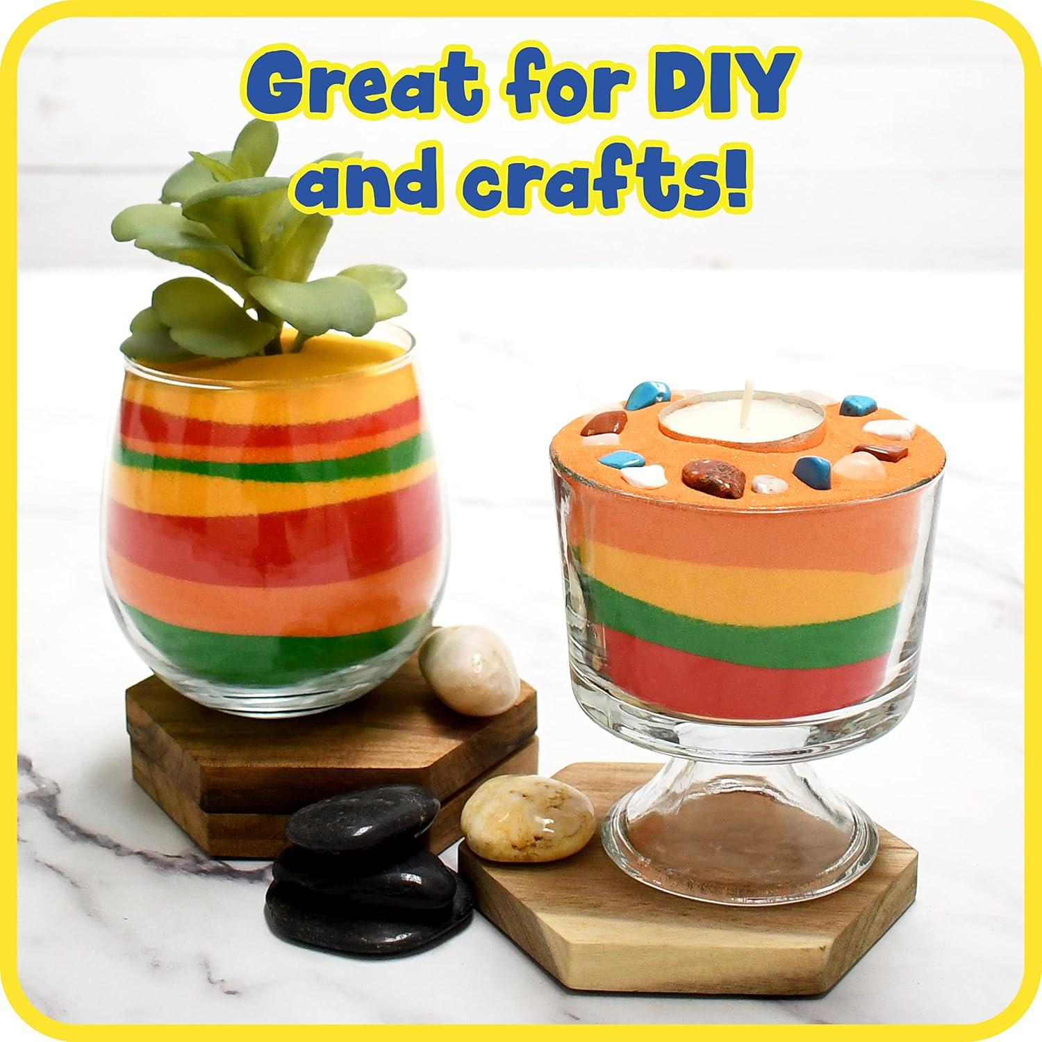 Arena de Color Verde 1 kg - Manualidades y Juego Sensorial