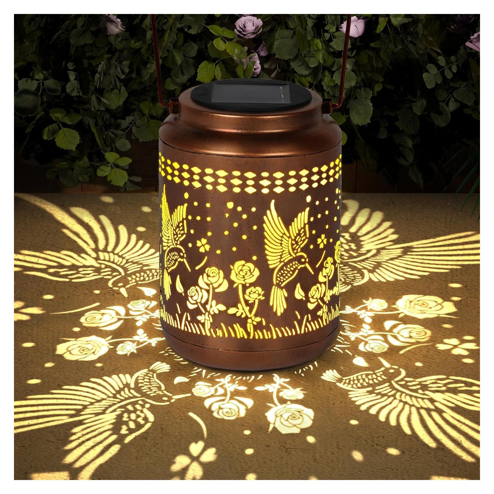 Linterna Solar Colibrí Buwheekoki Decorativa IP65 17cm