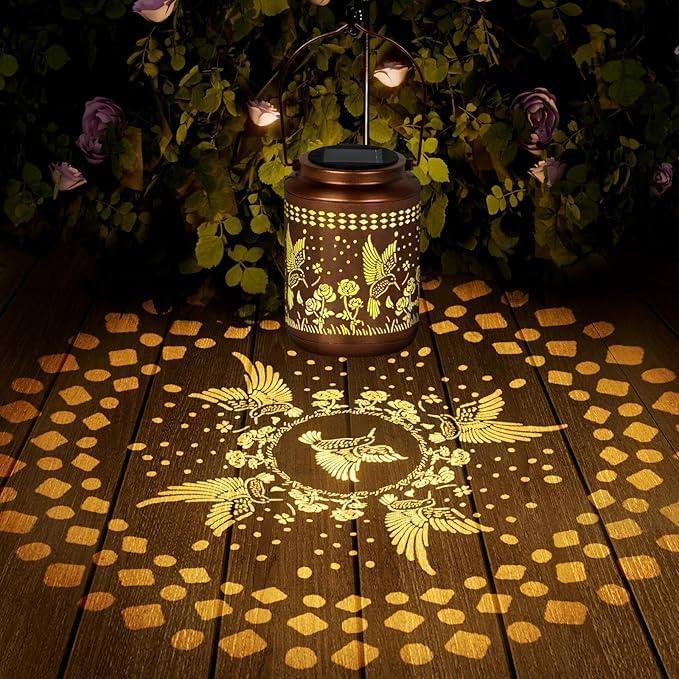 Linterna Solar Colibrí Buwheekoki Decorativa IP65 17cm