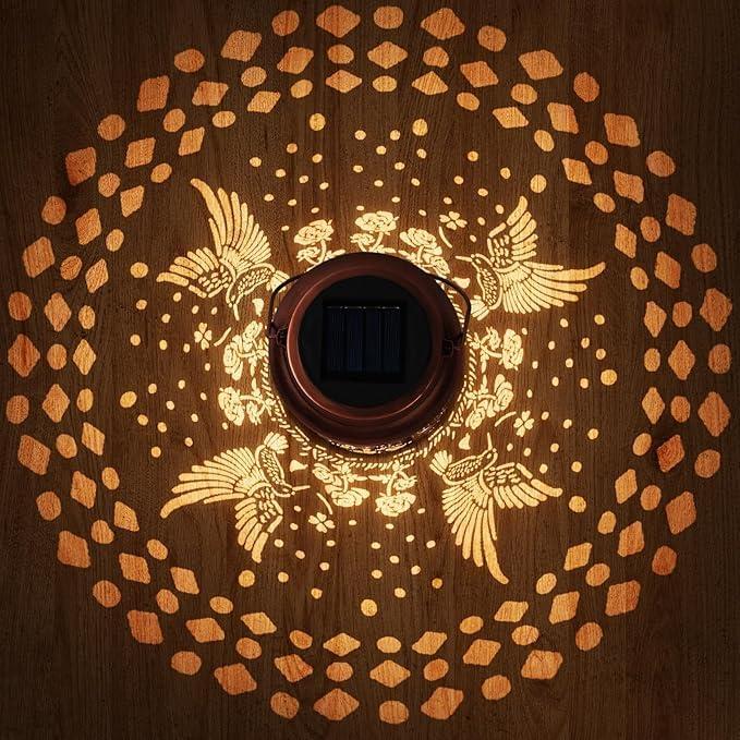 Linterna Solar Colibrí Buwheekoki Decorativa IP65 17cm