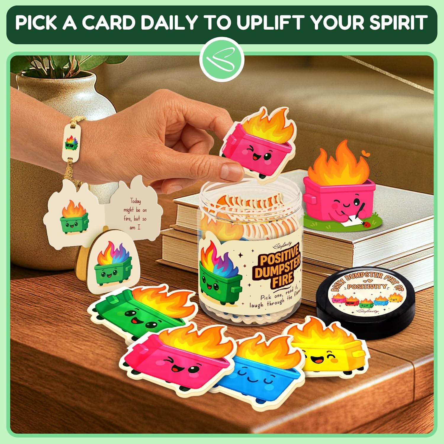 Tarro de Incendio de Basura Positivo STOFINITY con 60 Notas