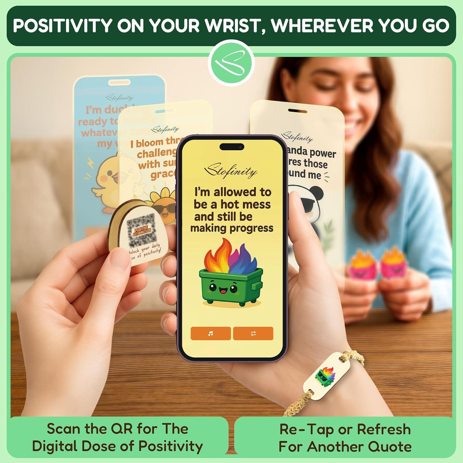 Tarro de Incendio de Basura Positivo STOFINITY con 60 Notas