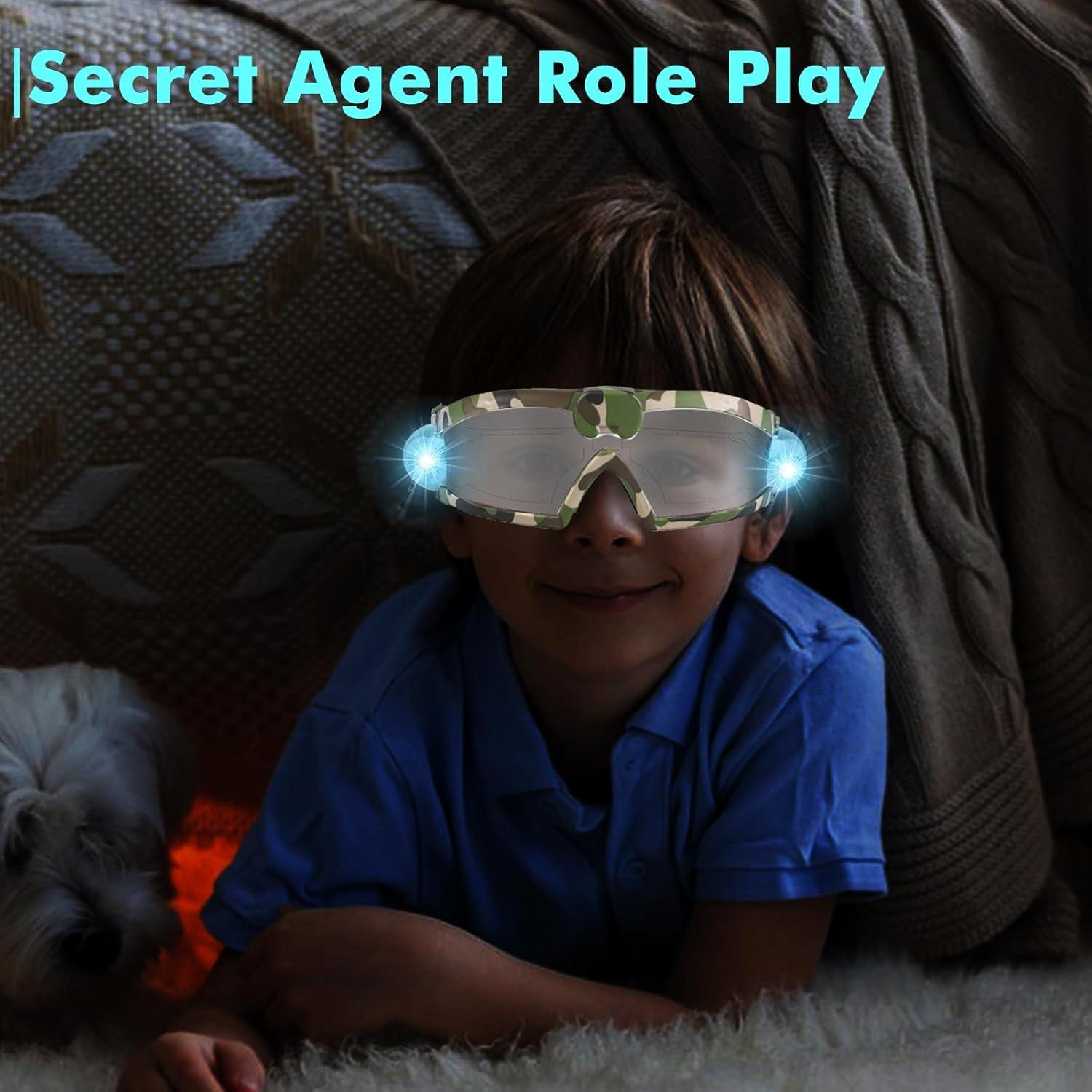 Gafas de Visión Nocturna para Niños SportsVoutdoors LED Ajustables