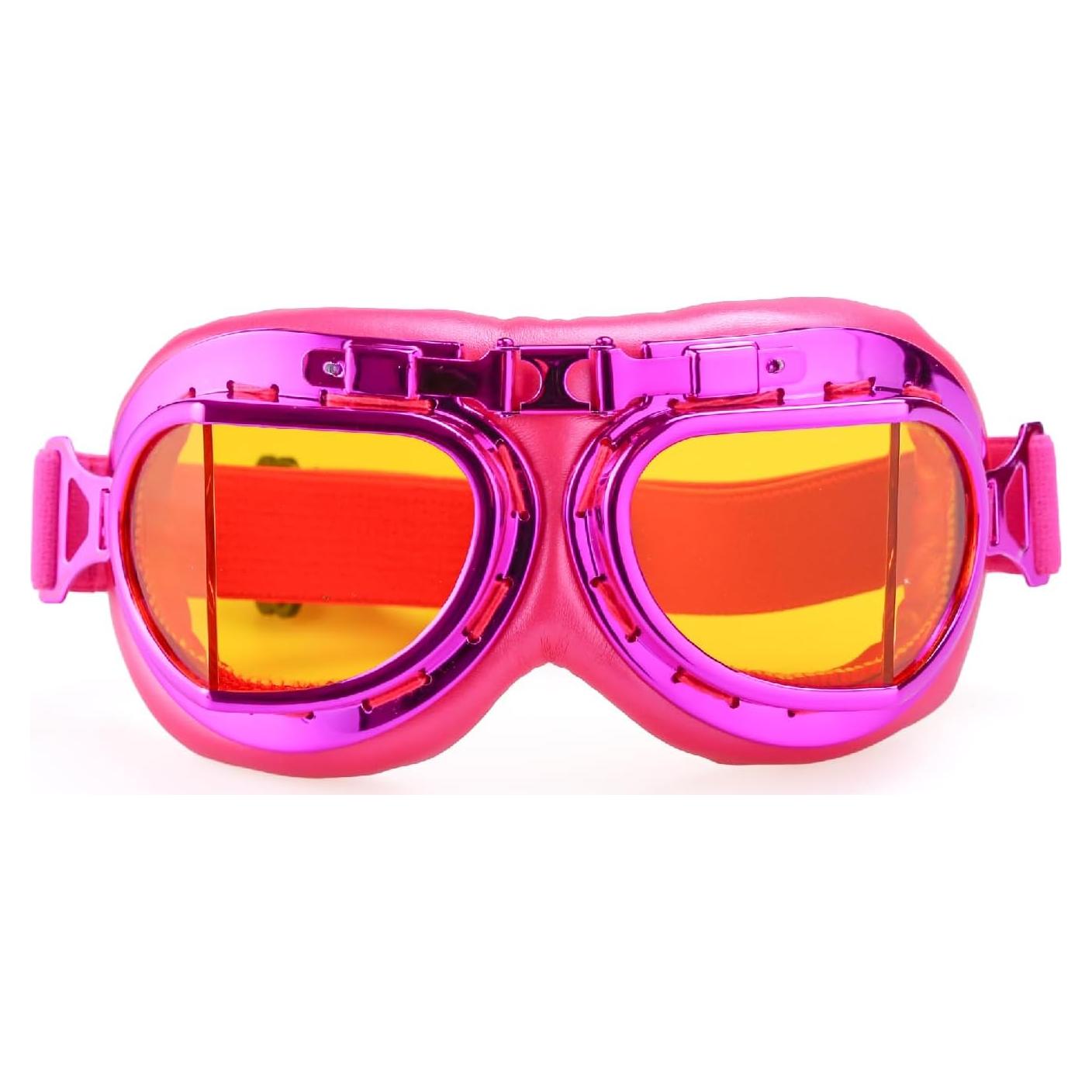Gafas de Motocicleta CRG Sports T08 Retro Unisex Rosa Amarillo