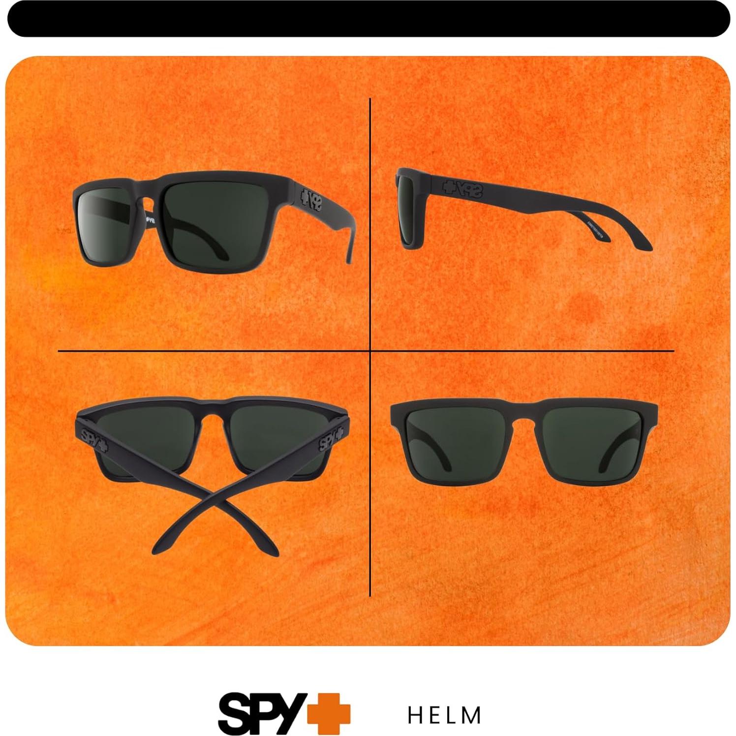 Gafas de sol SPY Helm Unisex Negro Mate con Kit Accesorios