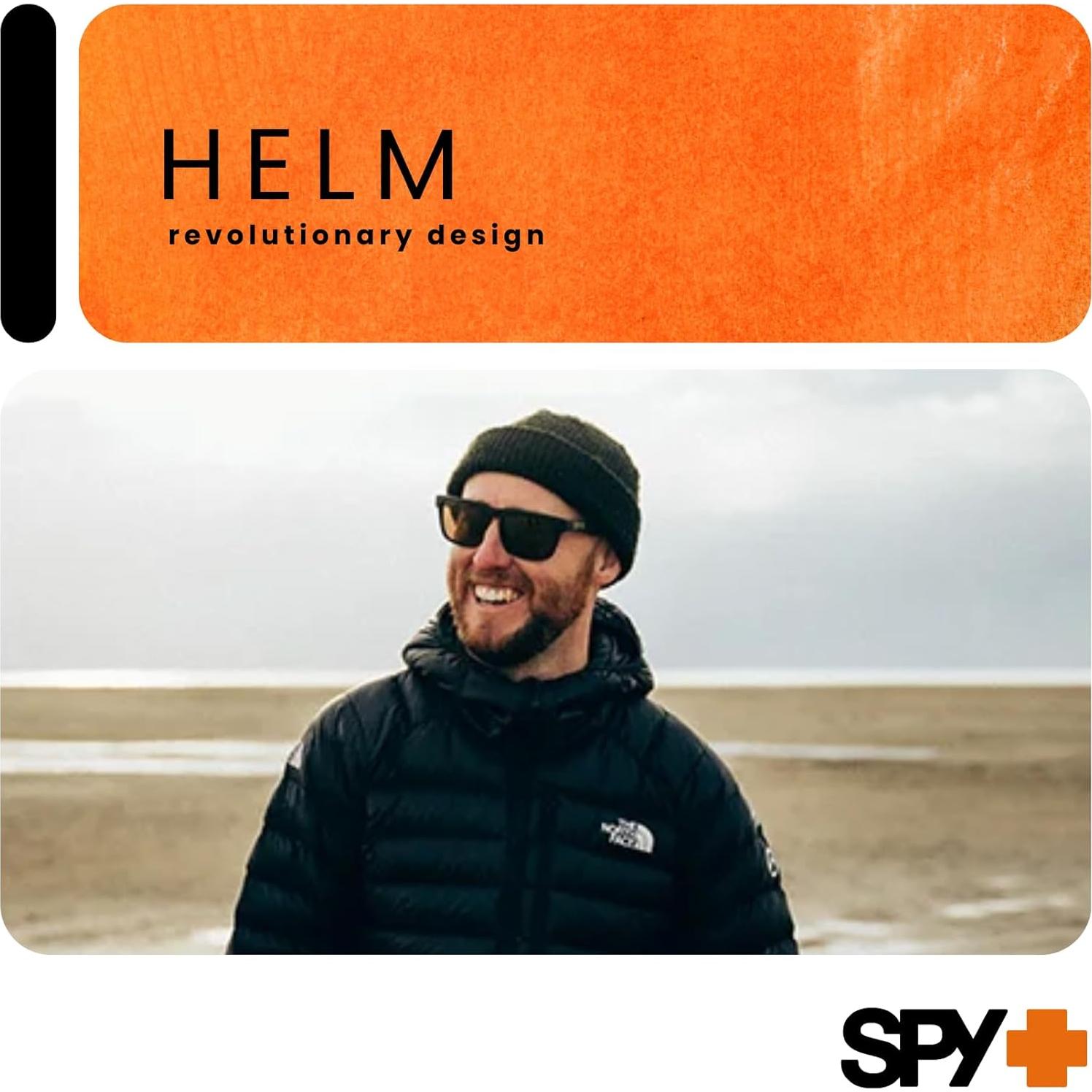 Gafas de sol SPY Helm Unisex Negro Mate con Kit Accesorios