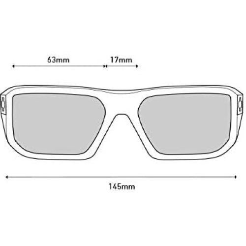 Gafas de sol rectangulares Spy Optic Mccoy para hombres 63 mm