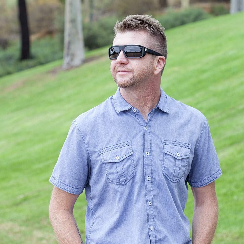 Gafas de sol rectangulares Spy Optic Mccoy para hombres 63 mm