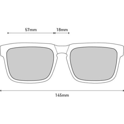 Gafas de sol Spy Optic Helm para mujeres - Negro Mate Suave