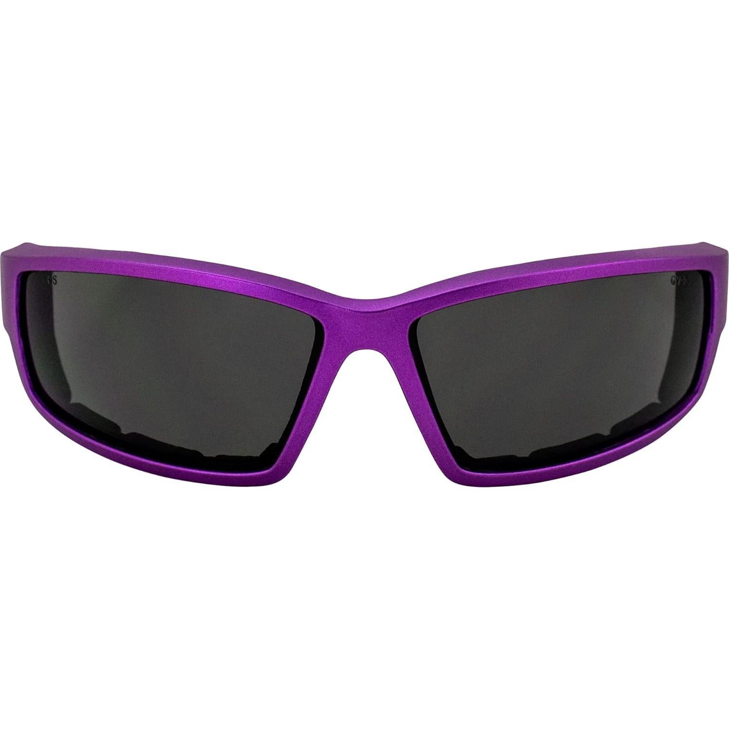 Gafas de Motocicleta Global Vision Sly Moradas Acolchadas