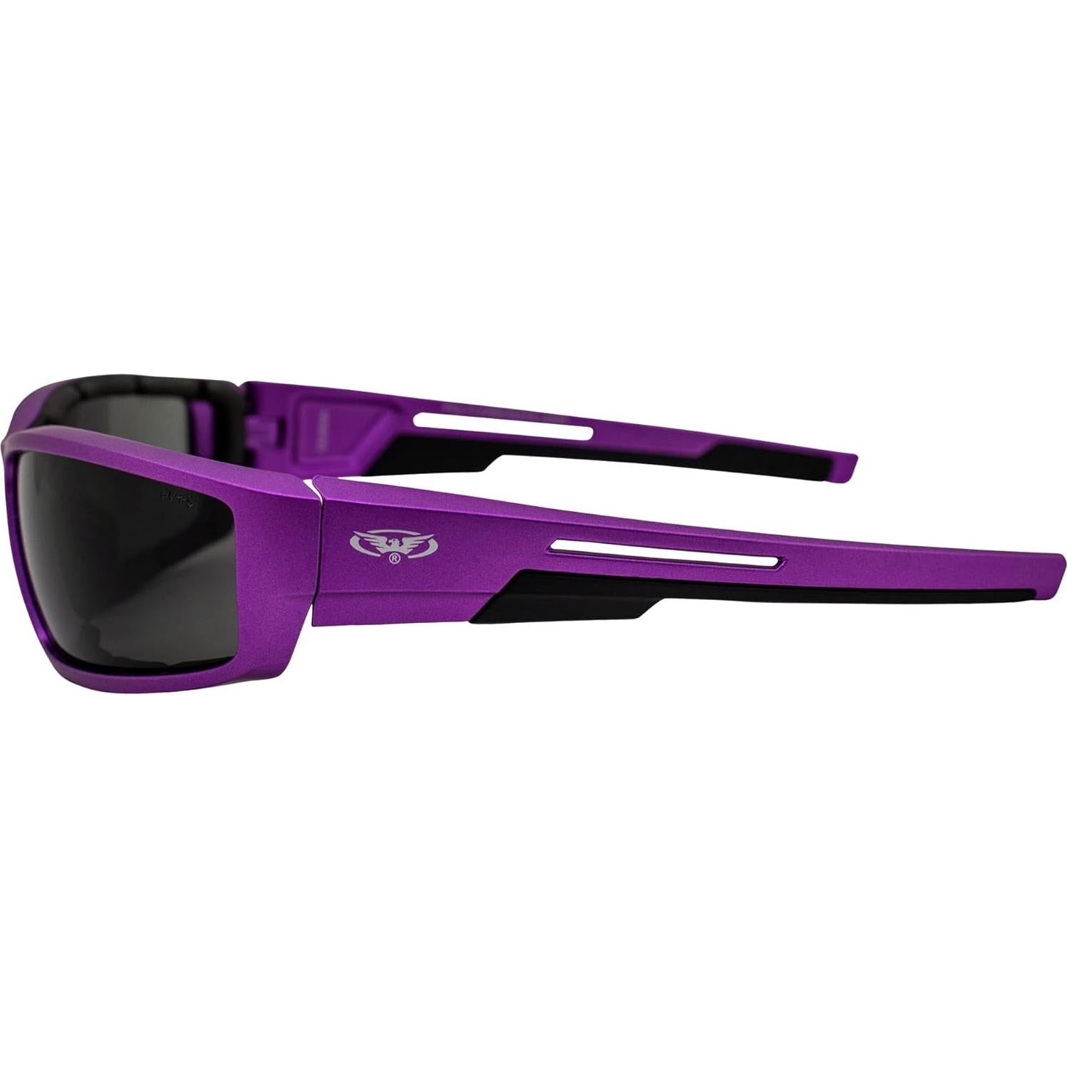 Gafas de Motocicleta Global Vision Sly Moradas Acolchadas