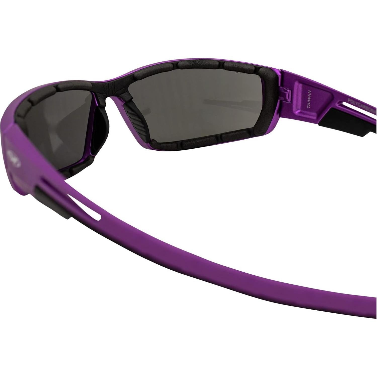 Gafas de Motocicleta Global Vision Sly Moradas Acolchadas