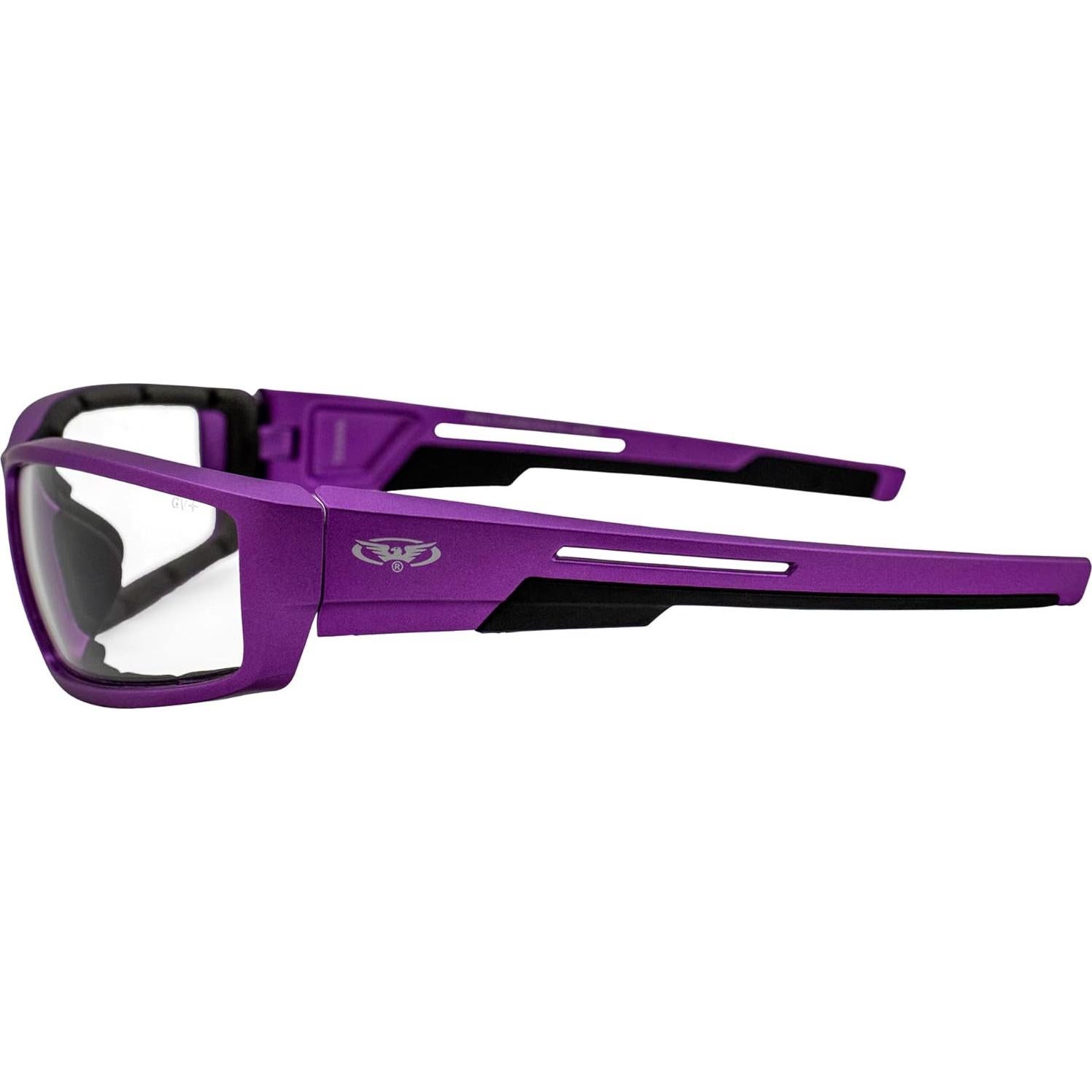 Gafas de Motocicleta Global Vision Sly Moradas Acolchadas