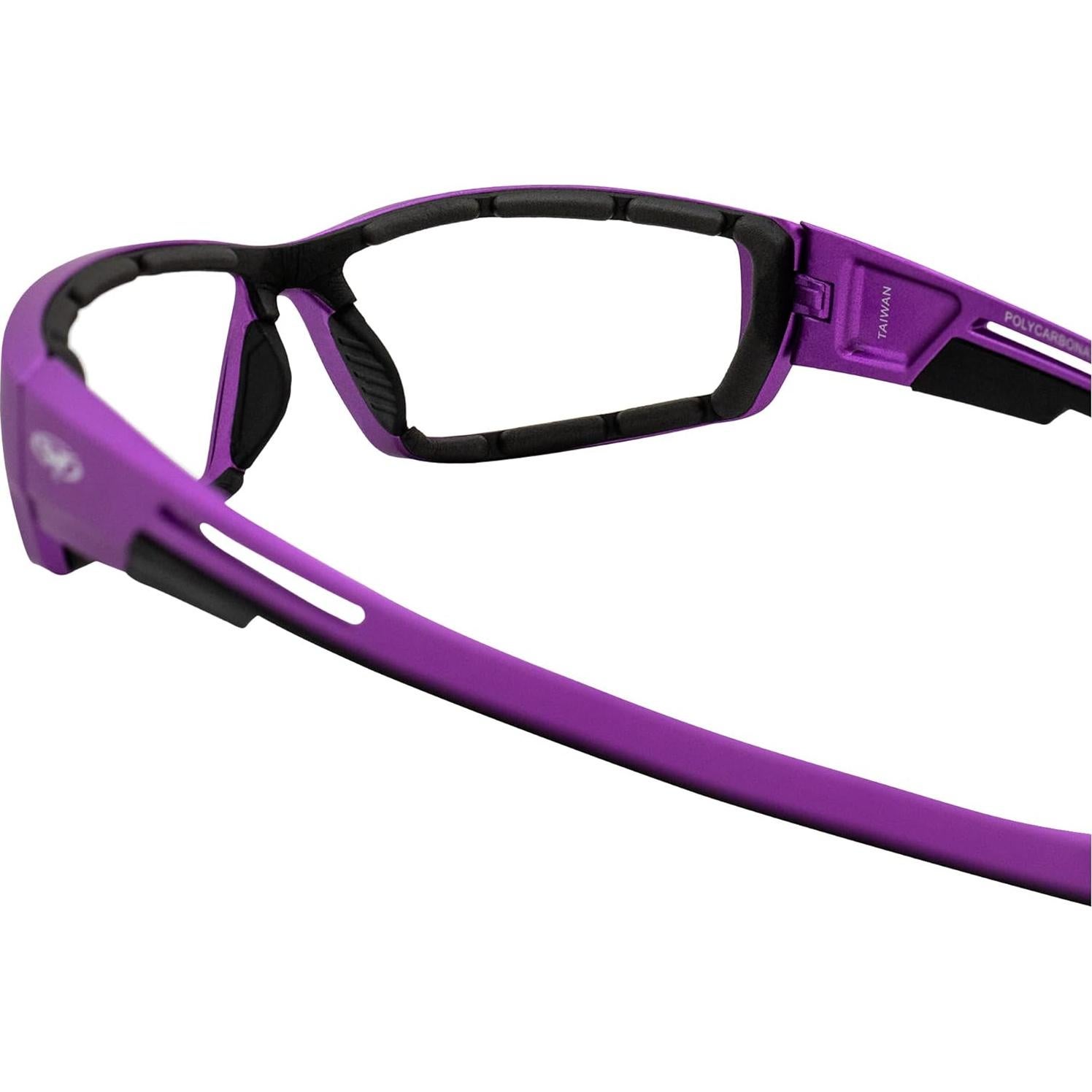 Gafas de Motocicleta Global Vision Sly Moradas Acolchadas