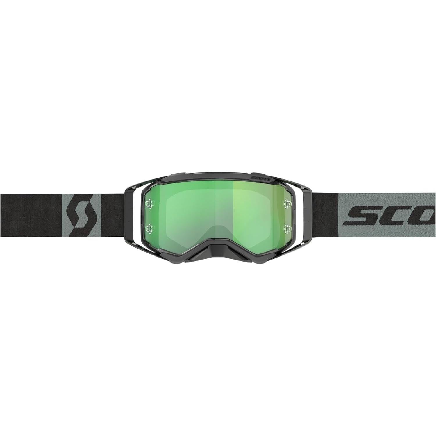 Gafas de Motocross SCOTT Prospect Negro/Gris Lente Verde