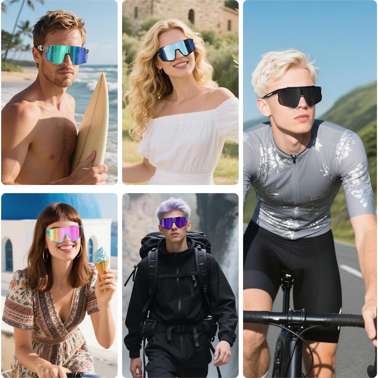 Gafas de Ciclismo Polarizadas Suertree UV400 con Clip Miopía