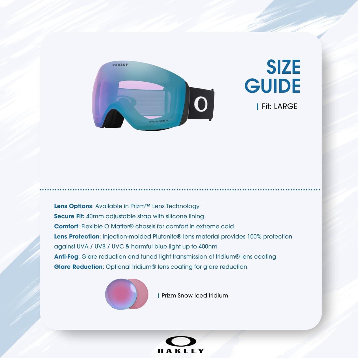 Gafas de Esquí Oakley Flight Deck Mediano/Grande Unisex OO7050