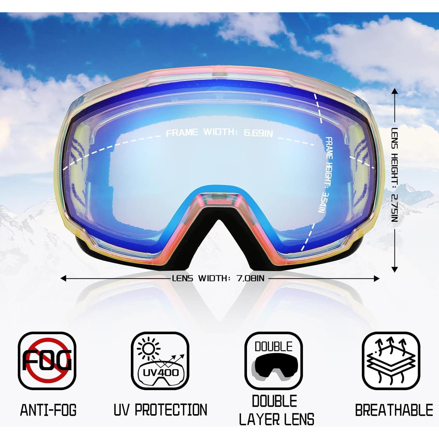 Gafas de Esquí FEISEDY OTG UV 100% Protección - Unisex