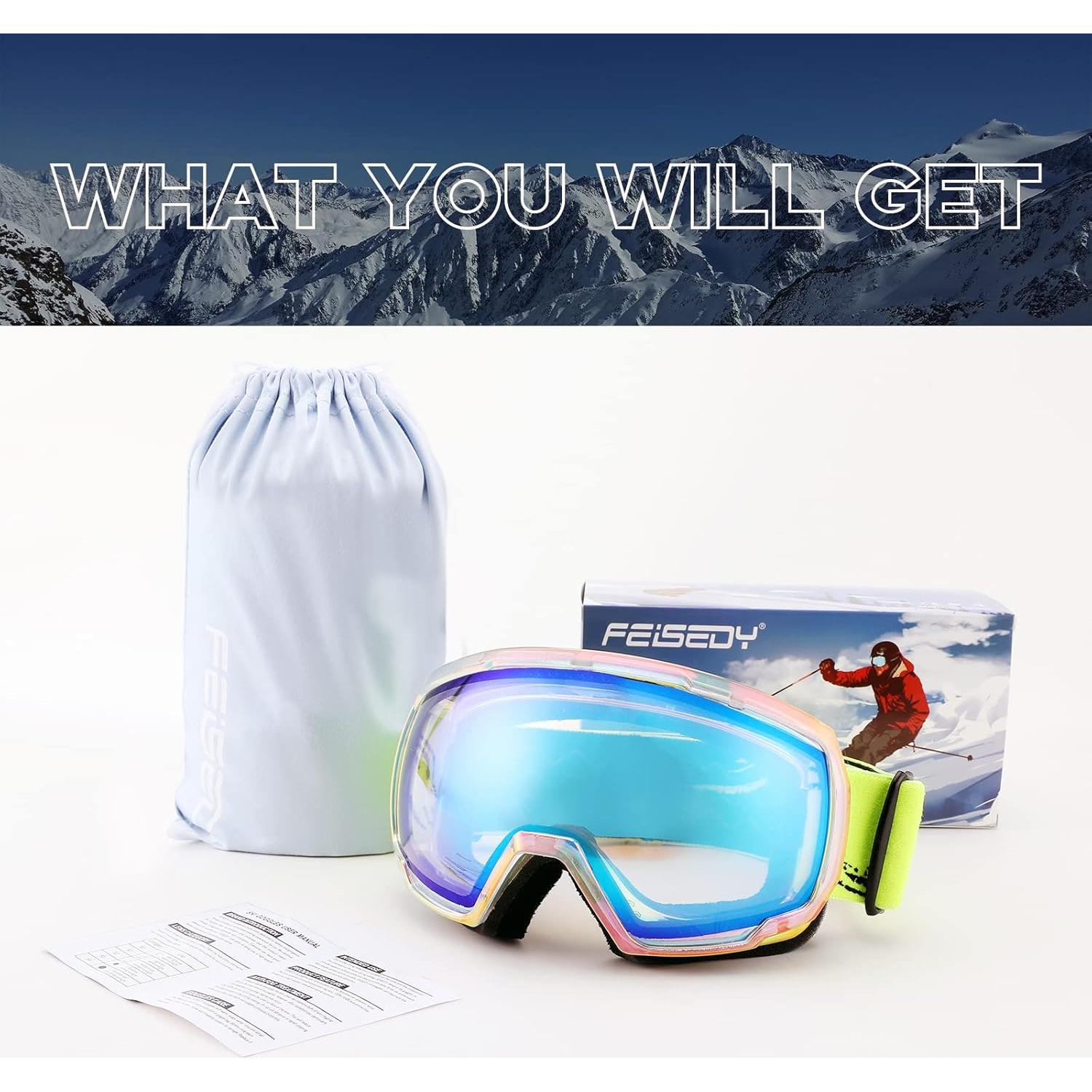 Gafas de Esquí FEISEDY OTG UV 100% Protección - Unisex