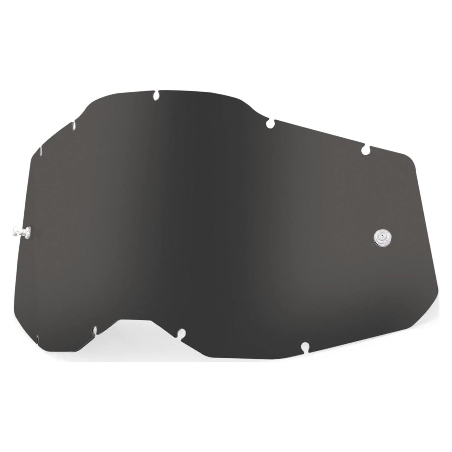 Lente de Reemplazo 100% Goggle Humo Oscuro para Racecraft 2