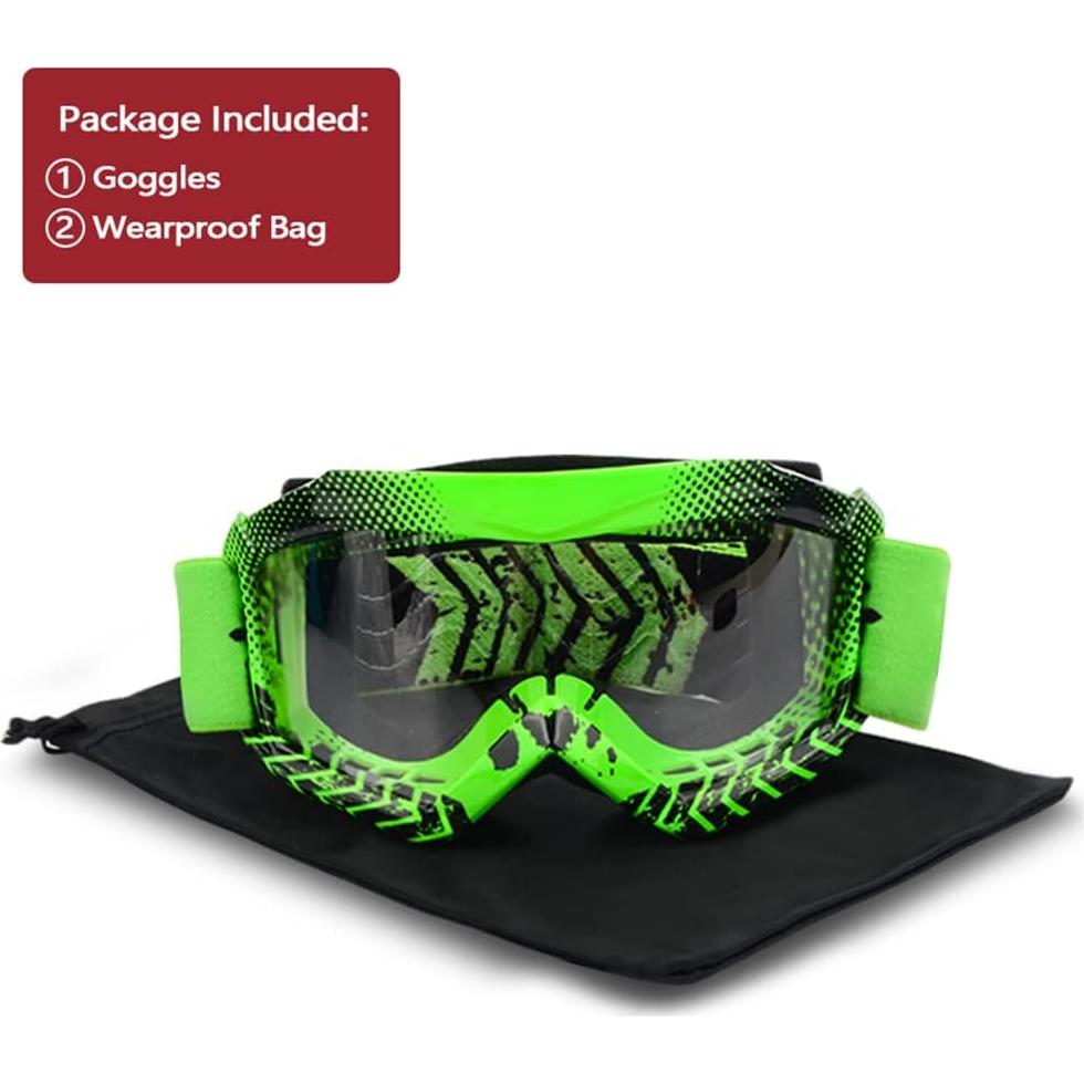 Gafas de Motocross Ubelly para Niños 3-12 Años UV400