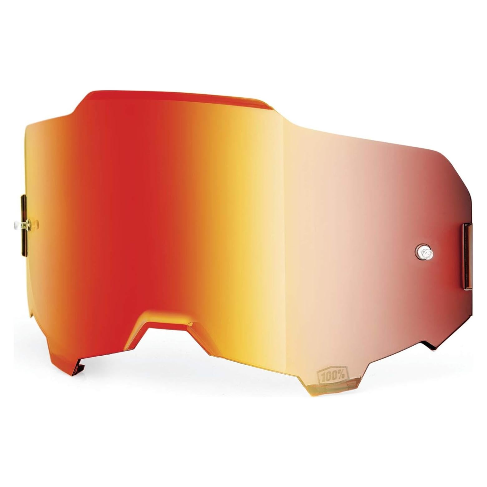 Lente de Reemplazo 100% Armega Espejo Rojo 2mm HD