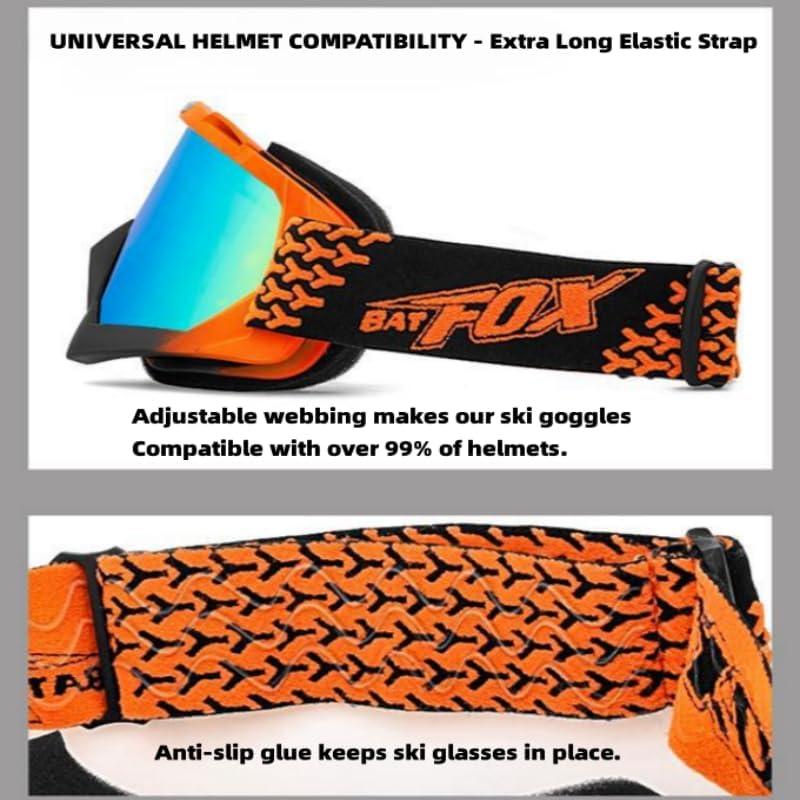 Gafas de Esquí Zsling OTG UV400 Antivaho para Adultos Rosa