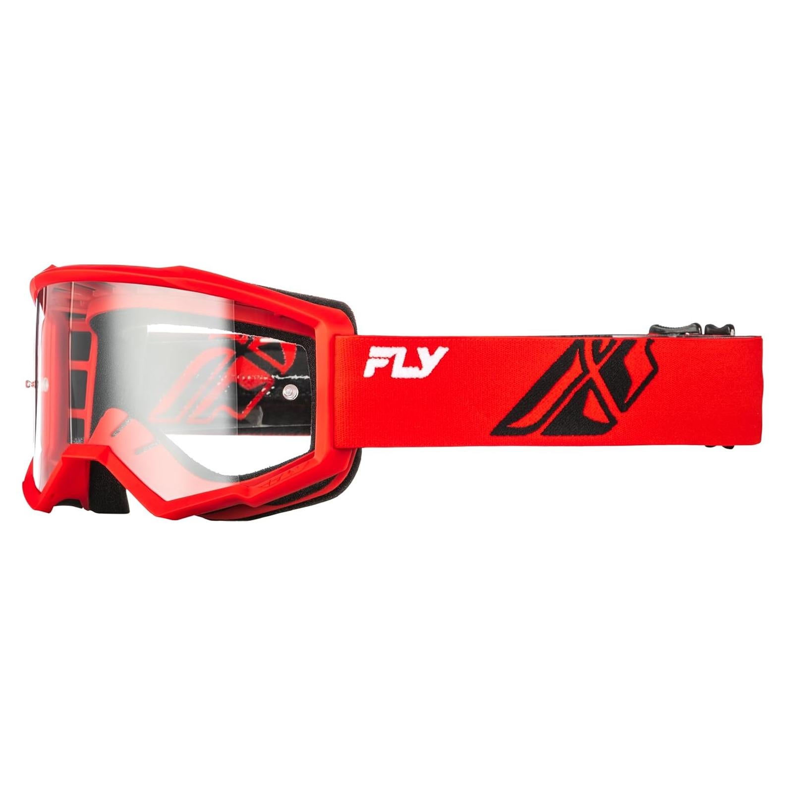 Gafas de Motocross Fly Racing Focus Adulto Rojo/Negro