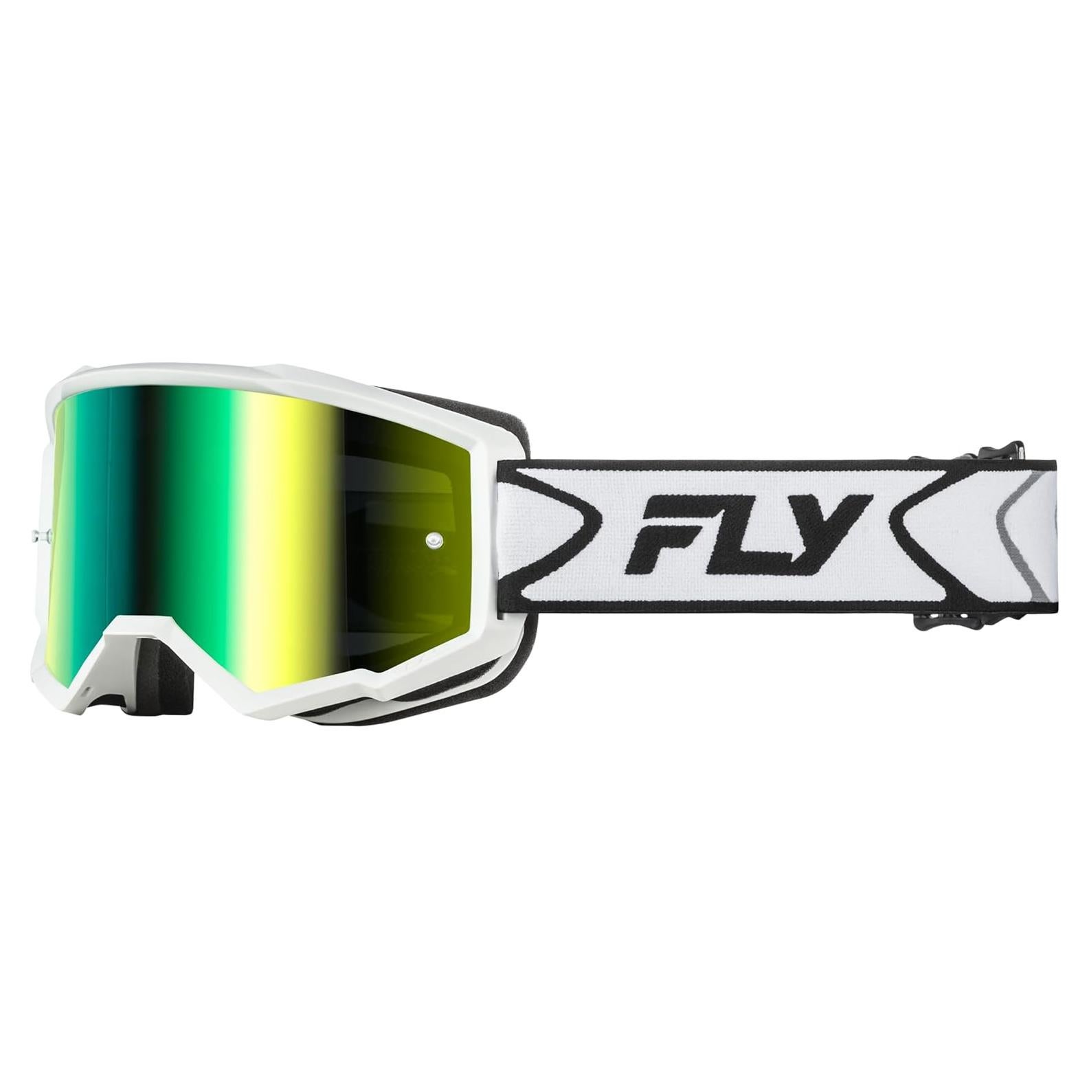 Gafas de motocross Fly Racing Zone Adulto Blanco/Negro