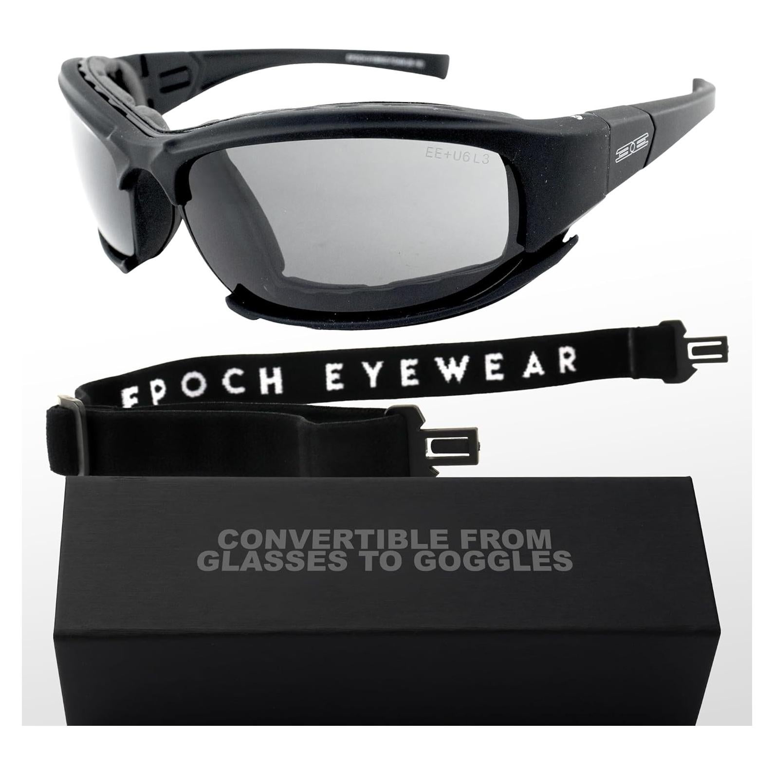 Gafas de sol híbridas Epoch Eyewear modelo EE3358 con lentes ahumadas