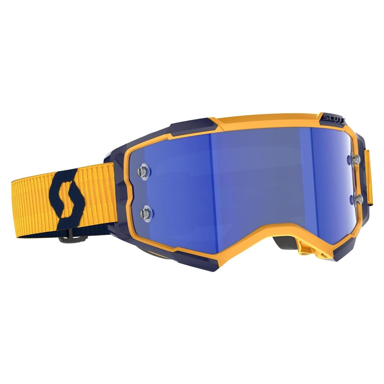 Gafas de Protección Scott Fury OSFM Amarillo/Azul Lente Azul