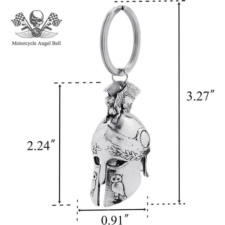 Campana Gremlin de Motocicleta - Accesorio de Suerte Gladiador