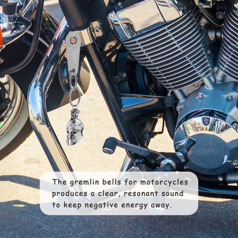 Campana Gremlin de Motocicleta - Accesorio de Suerte Gladiador