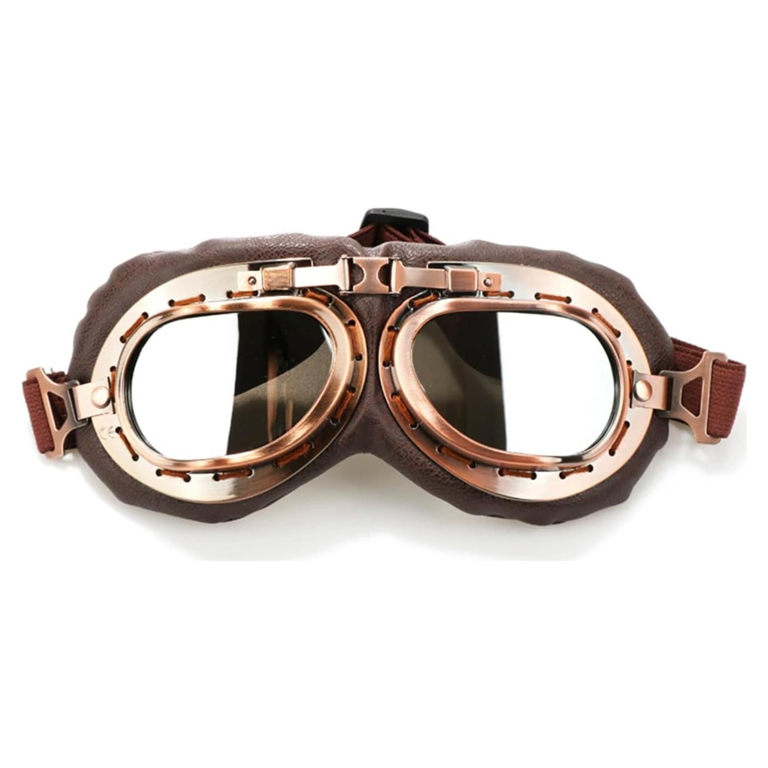 Gafas de Moto Vintage Peicees Aviador para Adultos Unisex