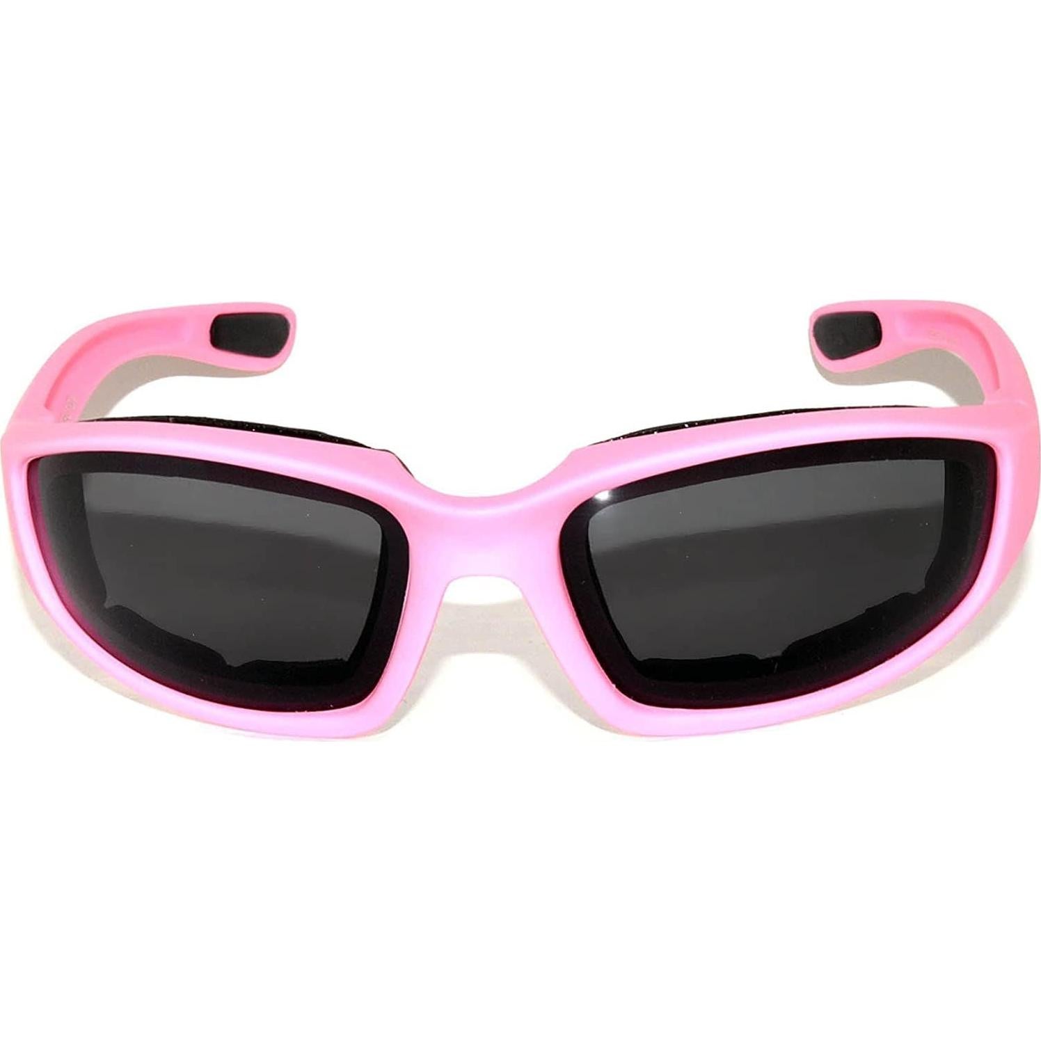 Gafas de moto OWL con lente clara y espejo ahumado UV400