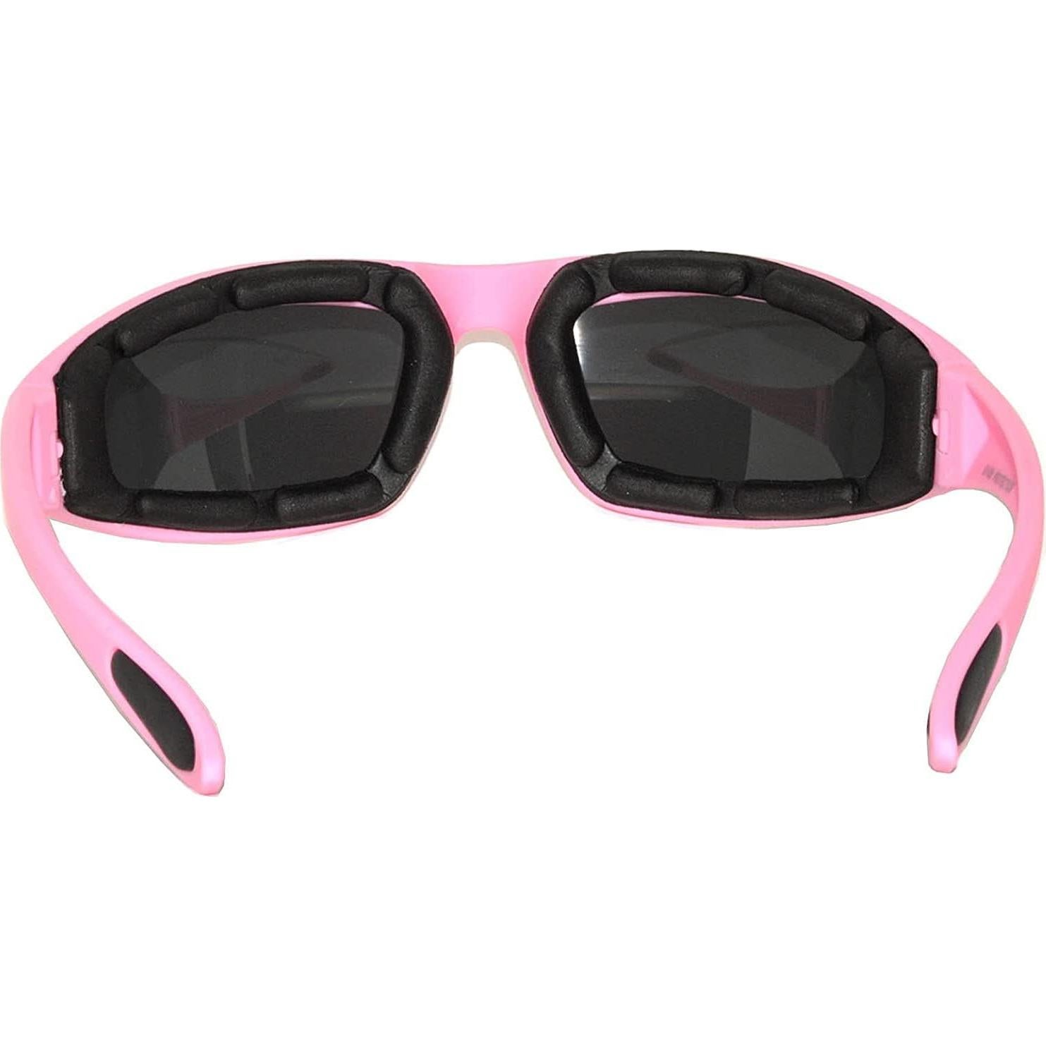 Gafas de moto OWL con lente clara y espejo ahumado UV400
