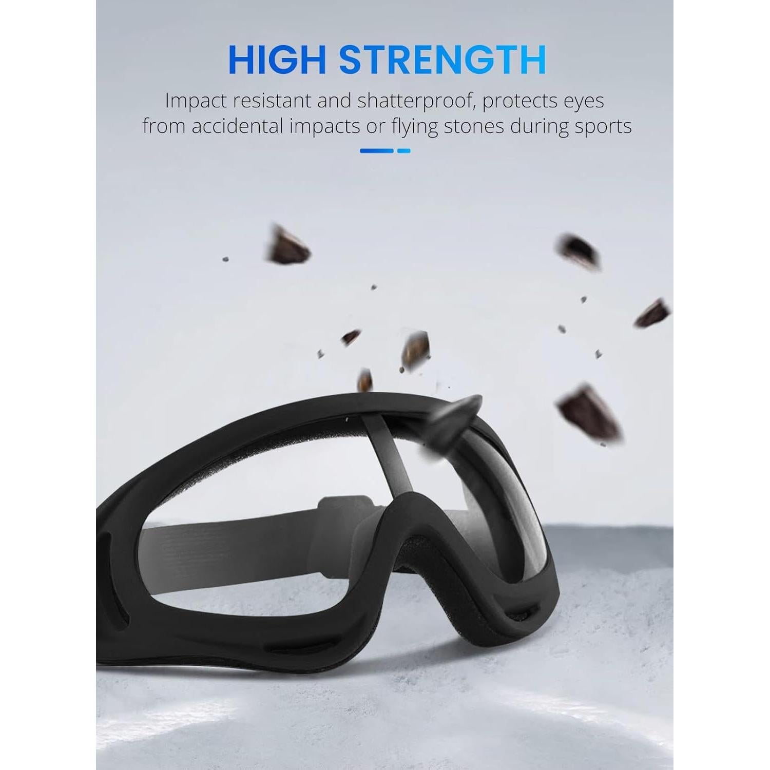 Gafas de Motocicleta ATV y Motocross UV400 Antiempañante