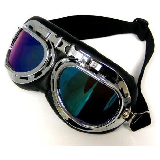 Gafas de carrera Power Gear Motorsports plegables con lente clara