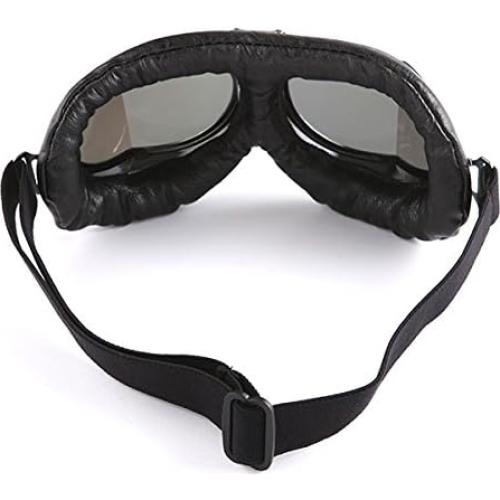 Gafas de carrera Power Gear Motorsports plegables con lente clara