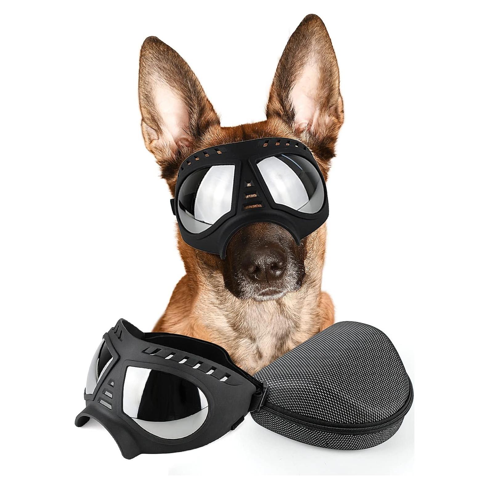 Gafas de sol para perros PETLESO UV400 - Protección ocular grande